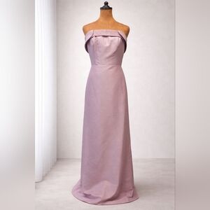 Sachin + Babi Strapless Mauve Evening Gown